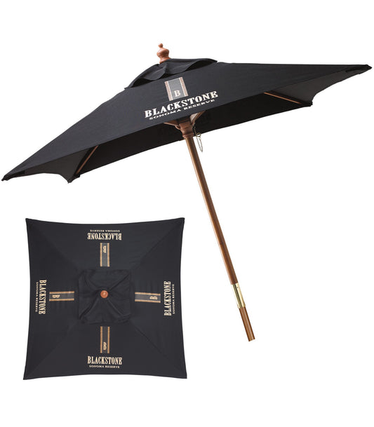 SquareWood Tailored Branded Wooden Umbrella