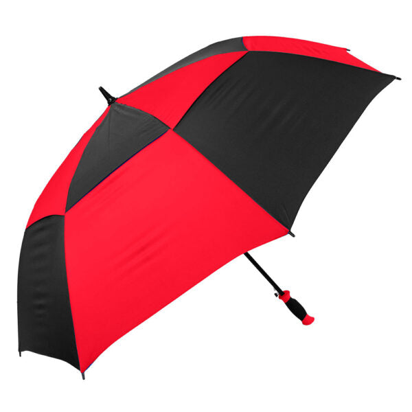 The Vented Checkerboard Golf Umbrella