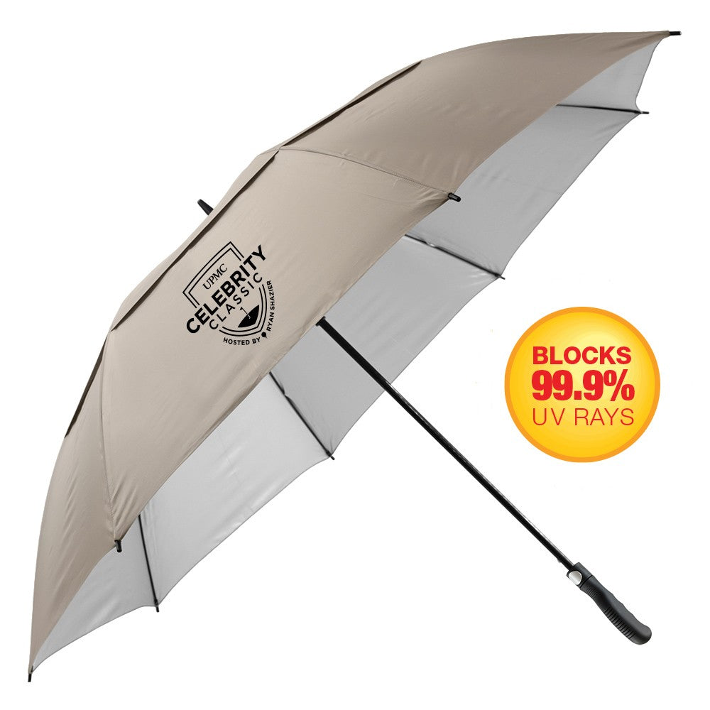 The Vented Hybrid UV Golf Umbrella