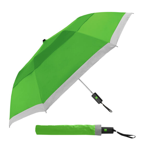 The Vented Lifesaver Folding Safety Umbrella