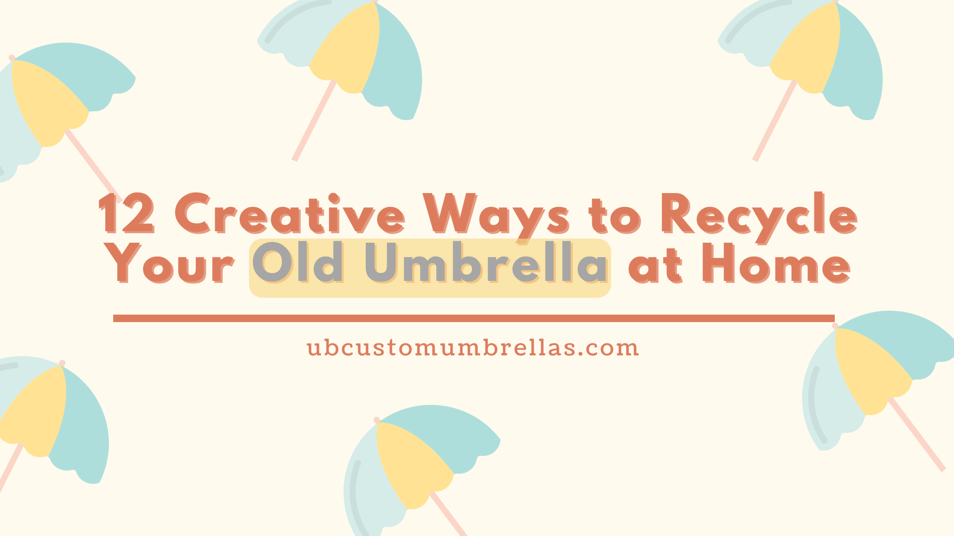 12 Creative Ways to Recycle Your Old Umbrella at Home