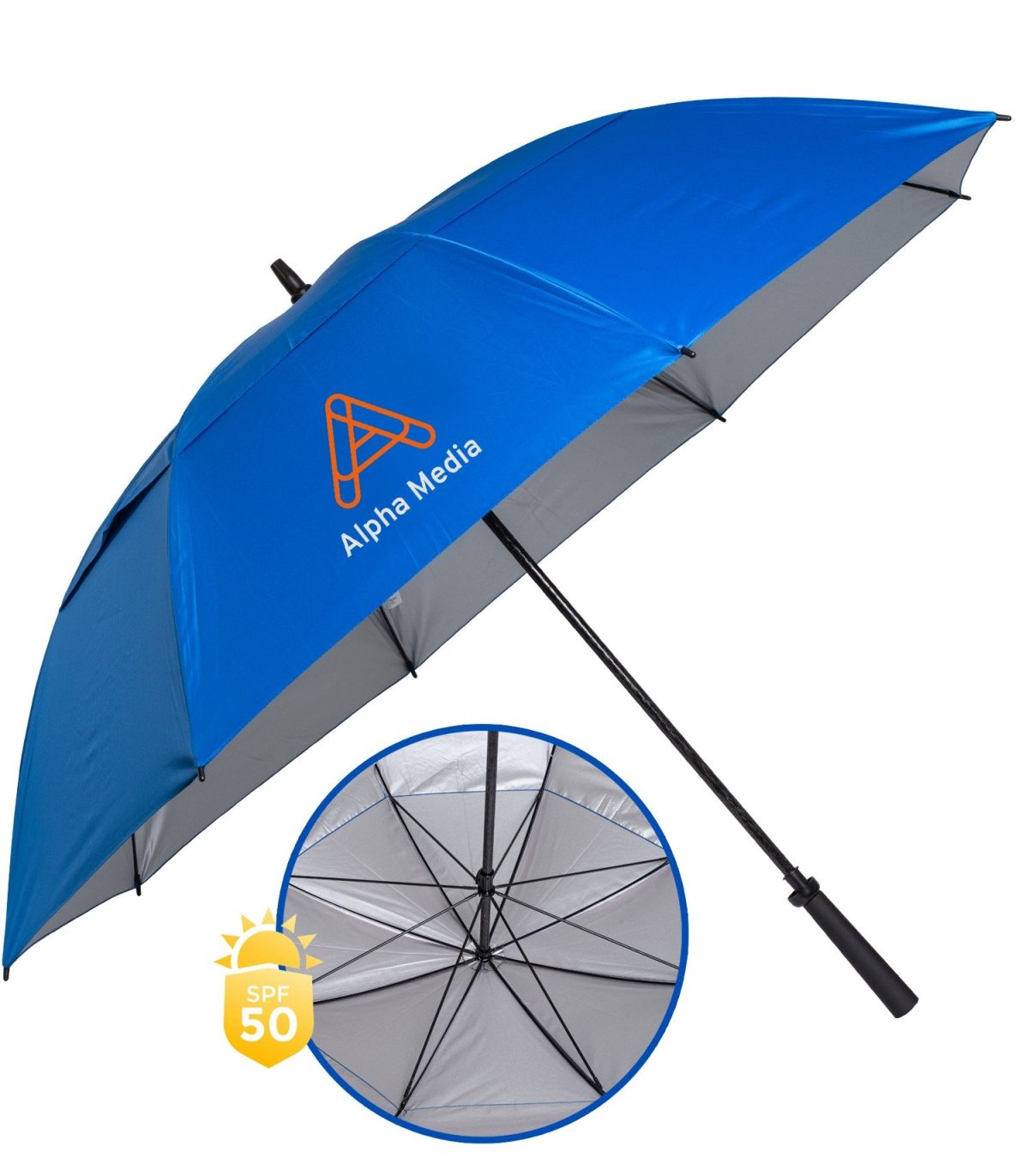 SunGuard Personalized SPF 50 Plus Windproof Umbrella