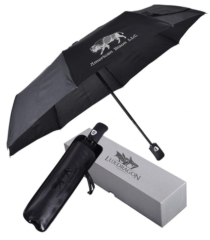 LuxeGift Tailored Personalized Folding Umbrella