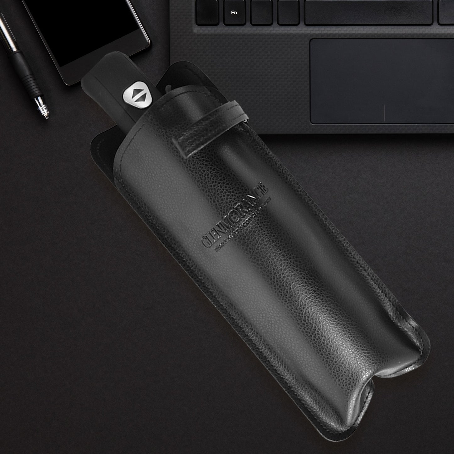 LuxeGift Tailored Personalized Folding Umbrella