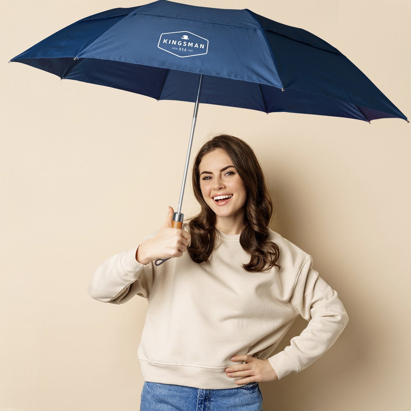IconFold Personalized Premium Mini Folding Umbrella