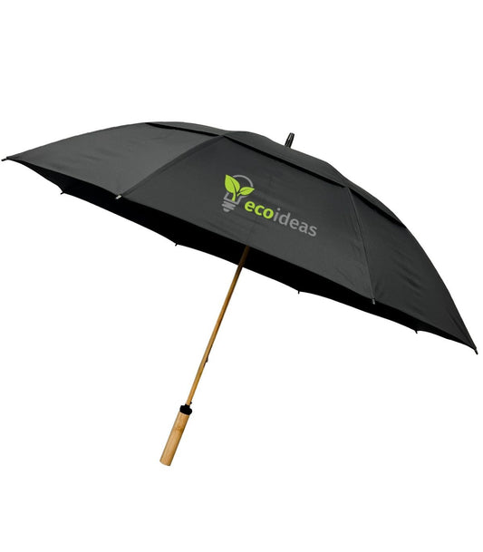 BirdieBamboo Personalized Bamboo Golf Umbrella