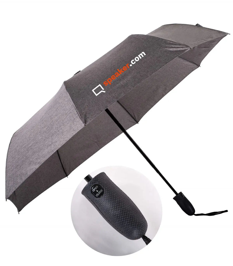 MogulAuto Branded Automatic Folding Umbrella