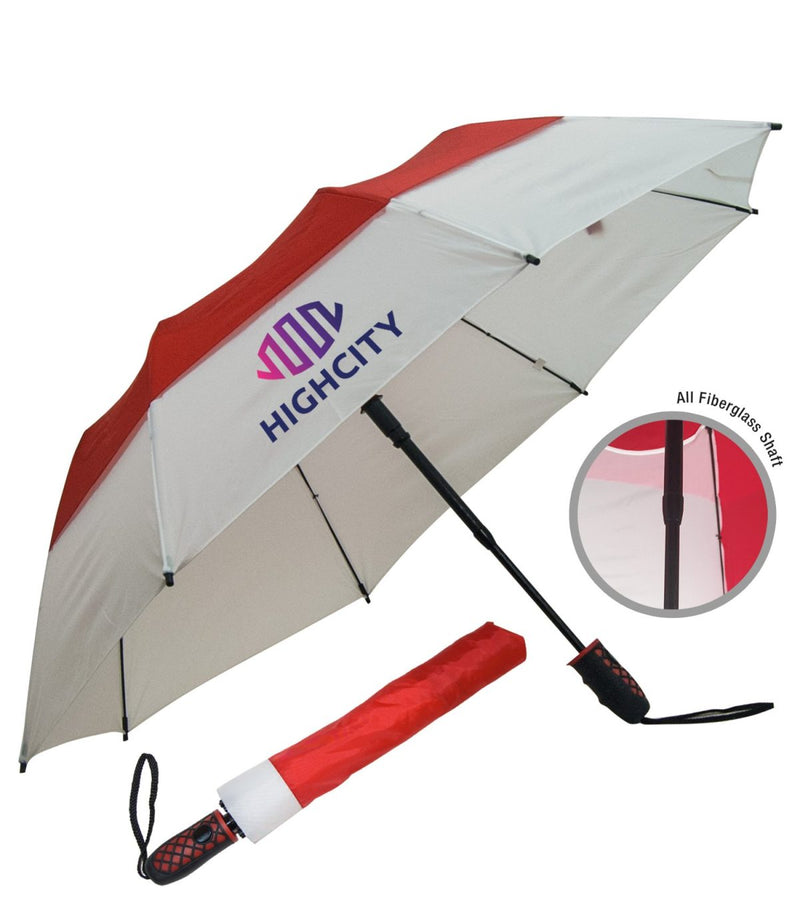 Defender Branded Personalized Folding Umbrella