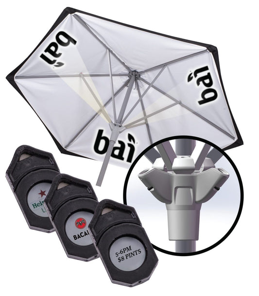 SolarCast Logoed Premium Patio Umbrella
