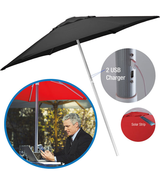 USBShade Premium Logoed USB Patio Umbrella