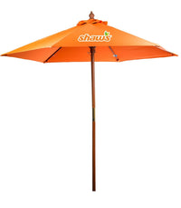 WoodMarket Customized Wooden Patio Umbrella