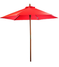 WoodMarket Customized Wooden Patio Umbrella
