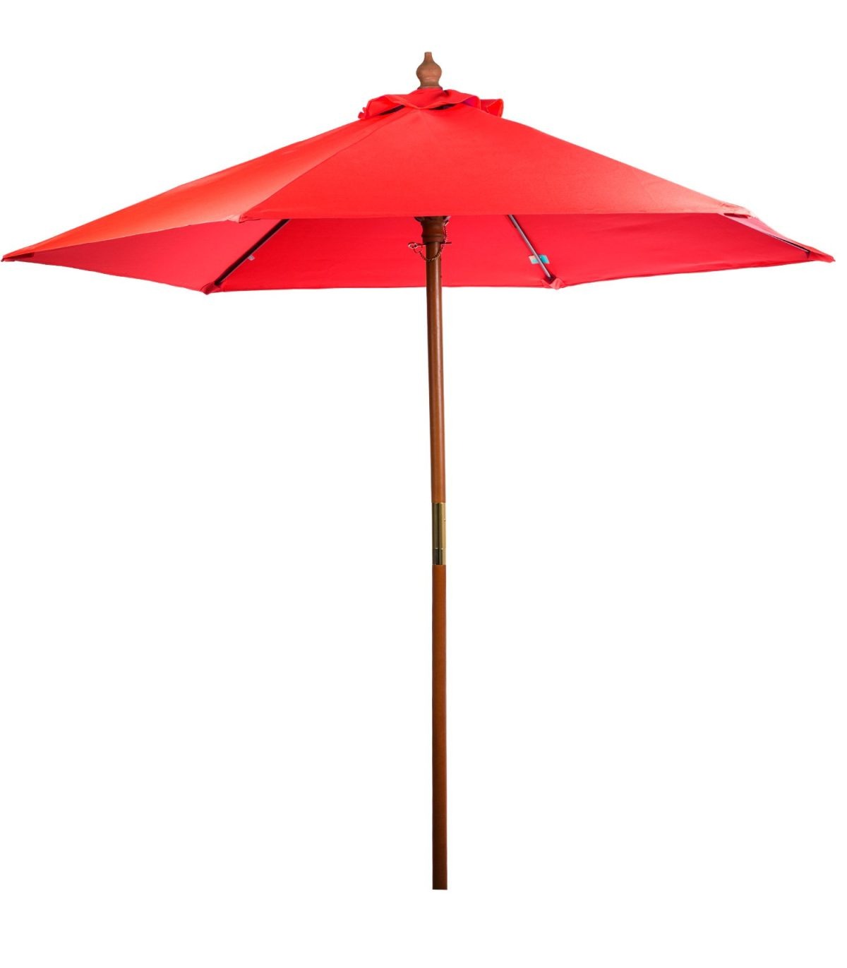 7′ FSC Wood Market Umbrella