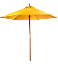 WoodMarket Customized Wooden Patio Umbrella
