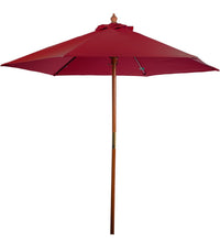 WoodMarket Customized Wooden Patio Umbrella