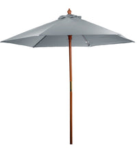 WoodMarket Customized Wooden Patio Umbrella