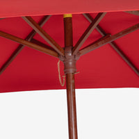 7′ FSC Wood Market Umbrella
