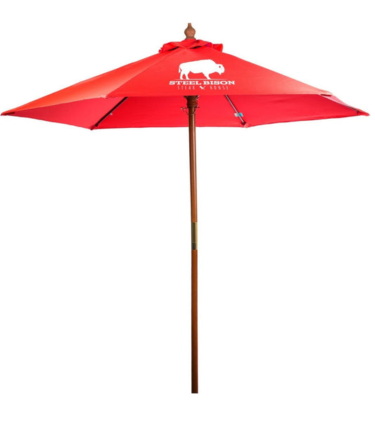 EcoBamboo Personalized Bamboo Recycled Patio Umbrella