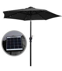 SolarLite Promotional Patio Umbrella with Solar LED Lights