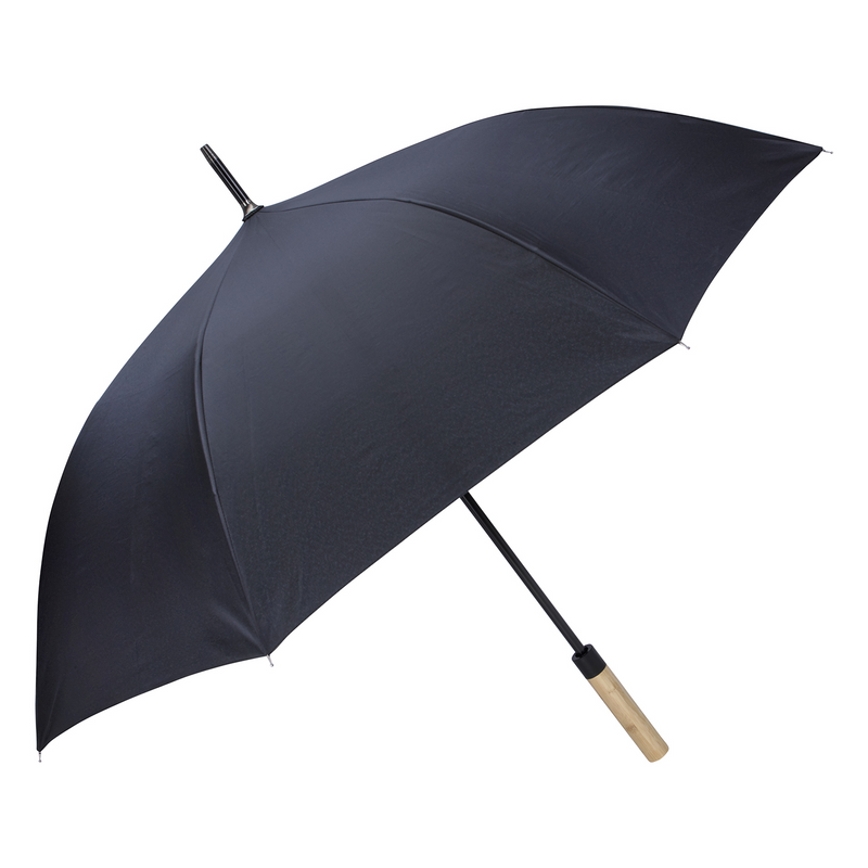Shed Rain™ 50" RPET Bamboo-Handled Auto-Open Stick Umbrella