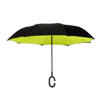 Shed Rain™ UnbelievaBrella® 48" Reverse-Close Manual Stick Umbrella (Solids)