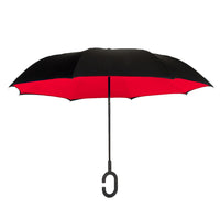Shed Rain™ UnbelievaBrella® 48" Reverse-Close Manual Stick Umbrella (Solids)