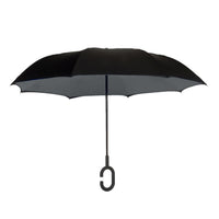 Shed Rain™ UnbelievaBrella® 48" Reverse-Close Manual Stick Umbrella (Solids)