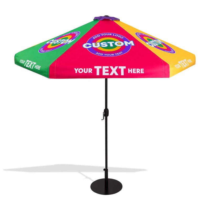 ColorBreeze Printed Custom Market Umbrella
