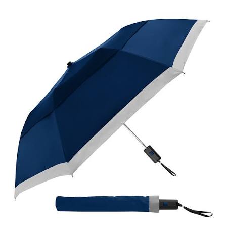 The Vented Lifesaver Folding Safety Umbrella