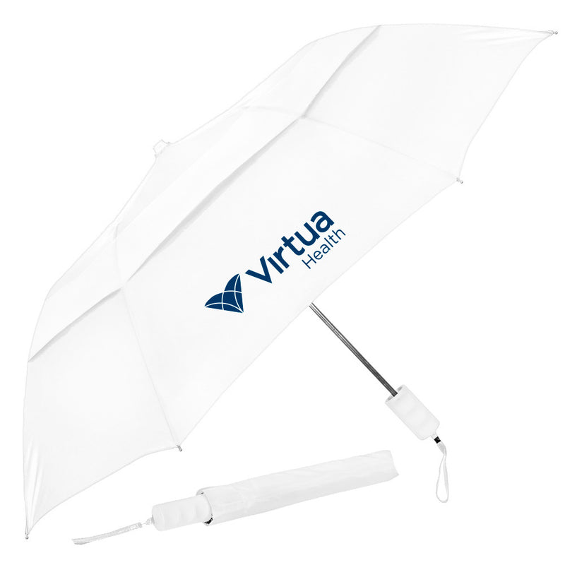 SPECIAL OFFER! The WHITE Vented Windproof Folding Umbrella