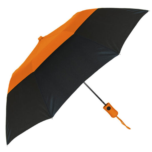 The Vented Color Crown Folding Umbrella