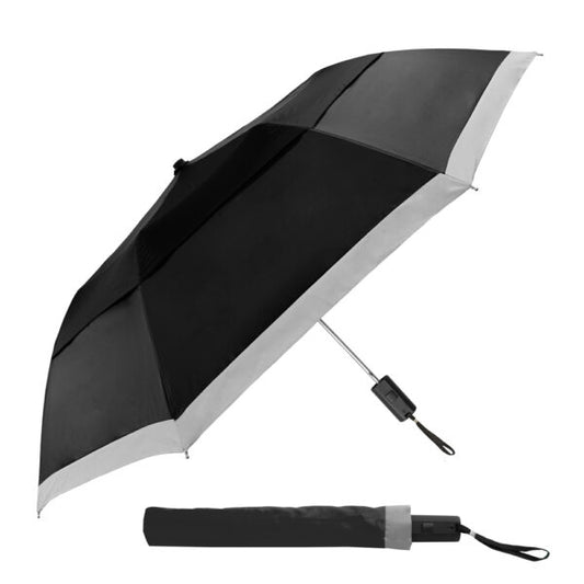 The Vented Lifesaver Folding Safety Umbrella