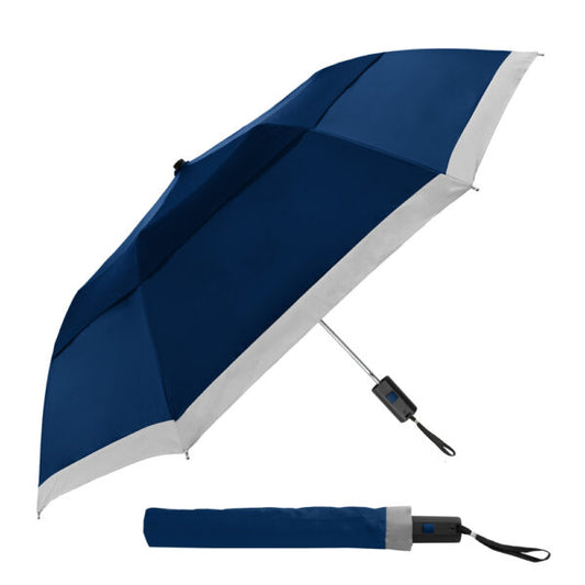 The Vented Lifesaver Folding Safety Umbrella