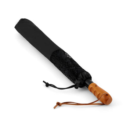Shed Rain Windjammer 58″ Wood Handle Auto-Open Umbrella