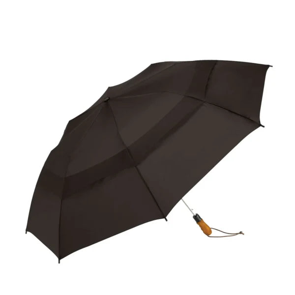 Shed Rain Windjammer 58″ Wood Handle Auto-Open Umbrella
