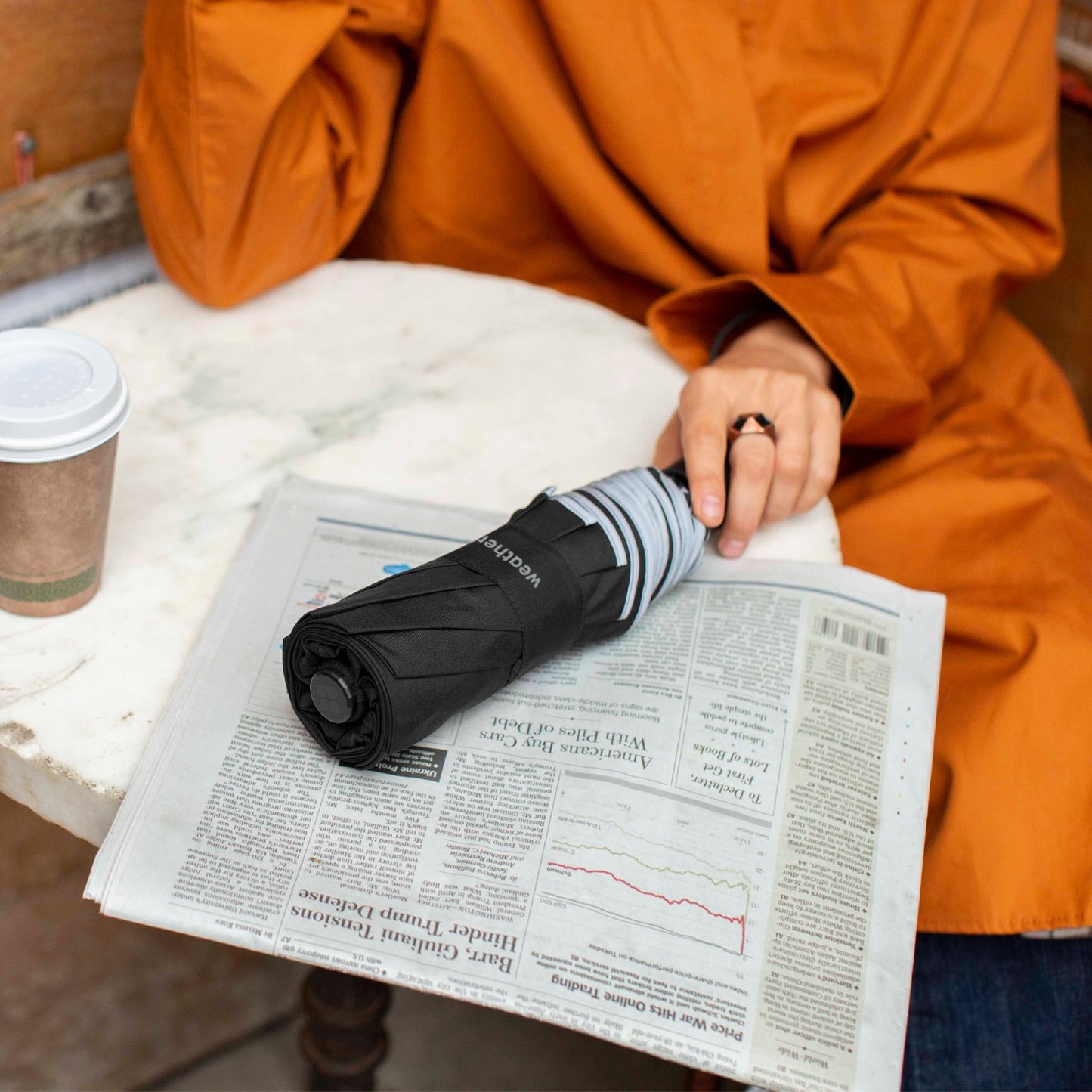 Weatherman Go Custom Travel Folding Mini Umbrella